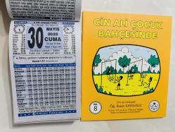 30 Mayıs 2025 hediyelik orijinal Türkiye takvim yaprağı (Cin Ali kitabı hediyeli:)