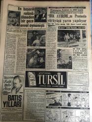 YENİ SABAH GAZETESİ 27 AĞUSTOS  1963 YIL :26 SAYI :8783---480 Yarbay Albay Oldu --Tedavüldeki Para Hacminde Artış Var --Süreyya ile M. Schell evlenmek için İran Sarayının kararını  bekliyorlar ---Şehirde  havuz  balıkları  esrarlı şekilde  ölüyor---Di Stefano ailesine bir mesaj yolladı --Kocasına  kızıp 6 aylık çocuğunu denize ---Konya da cinnet getiren bir genç dört kişiyi tabanca ile vurdu --Şikayetler azalmış  mı ?: Siyavuşgil---Irk ayrımı protesto yürüyüşü yarın yapılıyor ---Kemençe  yi en iyi çalan üsrad :Kemal Niyazi Seyhun --Yunanistan nın menfi turizm propagandası millet meclisine aksettirildi --Sovyet Elçisi Kanada yı  tehdit etti --1965 Junior Şampiyonası  Türkiye de Yapılacak ---Tusder : Beşiktaş ı geçen seneden iyi gördüm dedi --Fenerbahçe yarın gece Beykoz la oynayacak ---İş Bankası Yelken Yarışları ---Minibüste ki kızı gelin zannedip bahşiş istediler --Sabık Vietnam Dış İşleri Bakanı Tevkif Edildi--İspanyol kadınları artık  pantolon giymeye başladı **