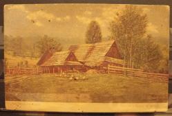 PC.1259 SANAT TABLOLAR RESSAM W.KRYCINSKI'NİN 'KIR EVİ' ADLI TABLOSU POSTA KART