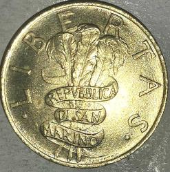 SAN MARİNO  1995   200 LİRE