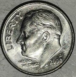 AMERİKA  2000 D    1  DIME