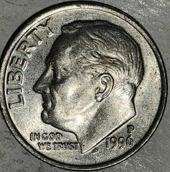 AMERİKA   1996 P    1  DIME