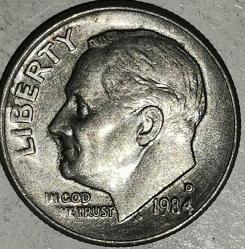 AMERİKA   1984 D    1  DIME