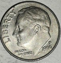 AMERİKA   1996 P    1  DIME