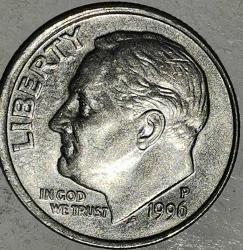 AMERİKA   1996 P    1  DIME