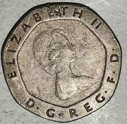 İNGİLTERE  1982  20  PENCE