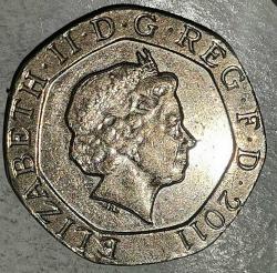 İNGİLTERE  2011    20  PENCE