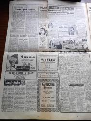 Hürriyet Gazetesi - 12 Nisan 1960 - Başvekil Adnan Menderes Rusya'ya Gidiyor - İşçiler Ücretli Yıllık İzin Yapacak - Kruşçef De Bu Ziyaretten Sonra Türkiye'ye Gelecek - Rusya'ya Ziyaretin Sebebi Barışın Takviyesi - İskelede Halat Yerine Mıknatıs - İsimsiz Kadın Aşk Ve His Romanı Yazan Theresa Drake Yazı Dizisi - Balıkhane Neden Kurulmalı Yazan Abdurrahman Benlioğlu - Baskısı Geciken Telefon Rehberi Aboneyi Müşkül Durumda Bırakıyor - Kalp Aldanmaz Aşk Ve Macera Romanı Çizen Faruk Geç - Sevim Çağlayan Her Akşam Kazablanka'da - Sophia Loren'den Paris Düşesine Kadar Herkes Paris'te Toplandı - Ağa Han 17  Yaşında Anuşka İle Sevişiyor- Roja Briyantin - Pan America - Yarınki Çetin Maç İçin Fenerbahçe ve Galatasaray Dün Çalıştılar - Spor Toto 19 Şehirde Oynanacak - Beşiktaş'ın Bayramı Üç Gün Sürecek - Fatoş Çizgi Roman - Güngörmüşler Çizgi Roman - Gökler Hakimi Gordon Çizgi Roman - Nilüfer Çizgi Roman