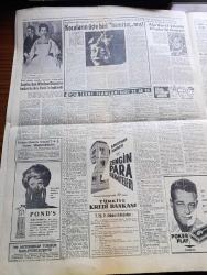 Hürriyet Gazetesi - 12 Nisan 1960 - Başvekil Adnan Menderes Rusya'ya Gidiyor - İşçiler Ücretli Yıllık İzin Yapacak - Kruşçef De Bu Ziyaretten Sonra Türkiye'ye Gelecek - Rusya'ya Ziyaretin Sebebi Barışın Takviyesi - İskelede Halat Yerine Mıknatıs - İsimsiz Kadın Aşk Ve His Romanı Yazan Theresa Drake Yazı Dizisi - Balıkhane Neden Kurulmalı Yazan Abdurrahman Benlioğlu - Baskısı Geciken Telefon Rehberi Aboneyi Müşkül Durumda Bırakıyor - Kalp Aldanmaz Aşk Ve Macera Romanı Çizen Faruk Geç - Sevim Çağlayan Her Akşam Kazablanka'da - Sophia Loren'den Paris Düşesine Kadar Herkes Paris'te Toplandı - Ağa Han 17  Yaşında Anuşka İle Sevişiyor- Roja Briyantin - Pan America - Yarınki Çetin Maç İçin Fenerbahçe ve Galatasaray Dün Çalıştılar - Spor Toto 19 Şehirde Oynanacak - Beşiktaş'ın Bayramı Üç Gün Sürecek - Fatoş Çizgi Roman - Güngörmüşler Çizgi Roman - Gökler Hakimi Gordon Çizgi Roman - Nilüfer Çizgi Roman
