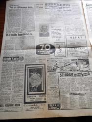 Hürriyet Gazetesi - 8 Mayıs 1960 - Kıbrıs Görüşmeleri Yine Çıkmaza Girdi - Batı Trakya'dan İlticalar  Bir Akın Halinde -  Lale Arabası Rotterdam'da - Nehru 20 Mayıs'ta Türkiye'ye Geliyor - Ankara'da Sokağa Çıkma Yasağı 3 Saate İndi - Fatin Rüştü Zorlu Elçiler İle Görüştü - Düşürülen Amerikan U 2  Uçağının Pilotu Sağ Ve Rusların Elinde Esir - İsimsiz Kadın Aşk Ve His Romanı Yazan Theresa Drake Yazı Dizisi - Dedektif Nik'in Maceraları Çizgi Roman - Brigitte Bardot'nun Kocası Çok Kıskanç Çıktı - Kalp Aldanmaz Aşk Ve Macera Romanı Çizen Faruk Geç - Allah Çocukları Unuttu Yazan Oya Baydar Yazı Dizisi - Hürrem Sultan Yazan Feridun Fazıl Tülbentçi Yazı Dizisi - Fenerbahçe Bugün Bursa'da Akınspor İle Karşılaşıyor - Beşiktaş Adapazarı'nda Yıldırımspor'la Oynuyor - Wolverhampton Blackburn'u 3 0 Yenip Federasyon Kupasını Kazandı - Avrupa Halter Şampiyonasında Halter Milli Takımımız Elimine Oldu - Fatoş Çizgi Roman - Güngörmüşler Çizgi Roman - Feriköy Avrupa Turnesine Çıkacak