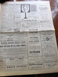 Hürriyet Gazetesi - 14 Mayıs 1960 - Deniz Kuvvetleri Helikopterleri Olan Yeni Kurtarma İstasyonları Kuruyor -  Amerika'dan Bu Maksatla 10 Helikopter Getirtilecek - Başvekil Adnan Menderes Bugün İzmir'e Gidiyor - Denizcilik Bankası Tarafından Boğaz Ağzında Üç Yeni Radyofar İstasyonu Kurulacak - Paris'te Bir Kazada Ölen Ali Han'ın Cenaze Töreni Suriye'de Yapılacak - Örfi İdarenin 29 Numaralı Tebliğ İle İlkokullarda Müsamerelere İzin Verildi - İsimsiz Kadın Aşk Ve His Romanı Yazan Theresa Drake Yazı Dizisi - Dedektif Nik'in Maceraları Çizgi Roman - Burç Falınız - Kalp Aldanmaz Aşk Ve Macera Romanı Çizen Faruk Geç - Allah Çocukları Unuttu Yazan Oya Baydar Yazı Dizisi - Suzie Wong Filmi 36 Milyon Liraya Maloluyor - Paşabahçe - Hürrem Sultan Yazan Feridun Fazıl Tülbentçi Yazı Dizisi - Bugün Bursa'da Vefa Altınordu Fenerbahçe Göztepe Karşılaşıyor - Yarın Yunanistan'la karşılaşacak Ordu Takımımızın Tertibi Belli Oldu - İsmet Yamanoğlu Vefanın Bursa'daki Maçlarda Alacağı Hasılata Haciz Koydurdu