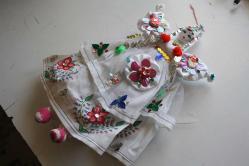 EL YAPIMI Eskilerden Anadolu İşi Bez Bebek Türk Halk Bebeği  Türk Bez Bebek Türk Halk Sanat Bebeği (ANTIK KOLİ 6