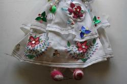 EL YAPIMI Eskilerden Anadolu İşi Bez Bebek Türk Halk Bebeği  Türk Bez Bebek Türk Halk Sanat Bebeği (ANTIK KOLİ 6