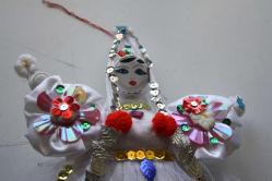 EL YAPIMI Eskilerden Anadolu İşi Bez Bebek Türk Halk Bebeği  Türk Bez Bebek Türk Halk Sanat Bebeği (ANTIK KOLİ 6