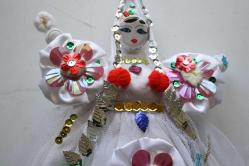 EL YAPIMI Eskilerden Anadolu İşi Bez Bebek Türk Halk Bebeği  Türk Bez Bebek Türk Halk Sanat Bebeği (ANTIK KOLİ 6