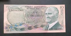 6 Emisyon L 50 seri 10 Lira Çil