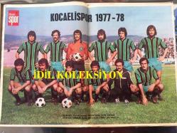 HAYAT SPOR DERGİSİ - 28 ARALIK 1977 - SAYI: 52 - KOCAELİSPOR 1977 TAKIM KADROSU POSTERİ - TARSUS İDMAN YURDU 1977 TAKIM KADROSU POSTERİ - VİNYLEX 1977 TAKIM KADROSU POSTERİ - ENGİN VEREL, FENERBAHÇE - EROL YAŞAR - VEYSEL SERÇE - KAYSERİSPOR - EROL YAŞAR TÜRKALP - MERSİN İDMAN YURDU, ZONGULDAKSPOR - ÖZER IŞIK - HALİT KIVANÇ - BEŞİKTAŞ - ERGİN SANVER - SEMAİ GÜRBÜZ - BECKENBAUER - BAHATTİN DEMİRCAN - CEMİL TURAN, PELE - NESLİHAN BESLER - HAKEME KEL DİYEN YÖNETİCİ - EROL YAŞAR TÜRKALP - CEM ATABEYOĞLU - ÖMER TEPEOĞLU, ATLANTİK SİGORTA - BALKAN BASKETBOL ŞAMPİYONASI - CEM ATABEYOĞLU - ERDEN GÜLEY - ARKA KAPAK, GALATASARAY'LI KALECİ BAHATTİN POSTERİ - POSTERLİ 32 SAYFA TAM TAKIM SPOR DERGİSİ