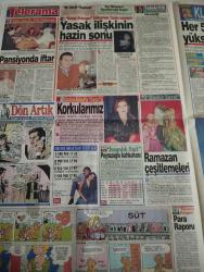 SABAH MELODİ GAZETESİ VE SABAH TELERAMA GAZETESİ KADINLARA ÖZEL - 23 Şubat 1994 -Karikatürler-Walt Disney/Boncuk-Mort Walker-Dick Browne/Bizim Aile-Tom Armstrong/Marvin-Graham Allen-John Dodd/Kral Kedi-Süleyman Turan/Dön Artık-Astroloji-Bülent Kısa-Klinik-Meltem Pusat-Telerama Programı-Sabah Filmleri-Öğlen Filmleri-Akşam Filmleri-Erdoğan Sevgin-karadeniz-ramazan gecesi-volkan konak-süreyya davulcuoğlu-tolgahan-kamil sönmez-müge özdilek-osman yağmurdereli-iki temel bir fadime-aydan burhan-erkan can-burhan kara-ergün gürsoy-öztürk serengil-eyüp aşık-kandemir konduk-güner ümit-münir özkul-kayıp aranıyor-cansu akbel-ali poyrazoğlu-iftarda çizgi yasak ilişki-seda sayan-pansiyonda iftar-cansu akbel-atilla arcan-bin bir surat-şöhretler barı-osmanlı devrinde-yüksek tansiyon-suç zinciri-john travolta-5 kafadar-bulut aras-meral Orhan soy-sensiz yaşanmaz-kadir inanır-perihan savaş-turgut özatay-kaderin cilvesi-nazan şoray-nuri Sesigüzel Orhan gencebay-inci engin-selçuk özer-roman katliamı-zirvede