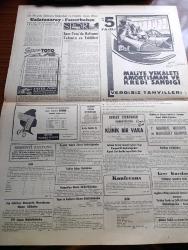 Zafer Gazetesi - 13 Nisan 1960 - Demokrat Parti Meclis Grubunun Neşrettigi Tebliğ - Meclise Verilecek Tahkikat Takriri İttifakla Tasvip Ve Kabul Olundu - Sanayici Tüccar İş Adamı Ve Bankacıların İsmet İnönü'ye Protestosu - Germencik'te Vuku Bulan Zelzele Münasebetiyle Başvekil Adnan Menderes'in Aydın Valisi Hilmi İncesulu'ya Telgrafı - Doktor Fazıl Küçük Kıbrıs Üsler Mevzuunda Yeni Bir Teklifte Bulundu - Brigitte Bardot Eisenhower'a Chessman'ın Affı İçin Mektup Gönderdi - Son Yılların Sanat Olayları Yazan Nuri Sami Koral - Karanlıktaki Kadın Yazan Frank Slangher Yazı Dizisi - Şerefinize Adlı Eser Sahneye Kondu - Güney Kore'de Dün Özel Hal İlan Edildi - Anthony Eden'in Siyasi Hatıraları Yazı Dizisi - İki Yıl Sonra Ay'a İnsan Gönderilecek - Doğu Batı Silahsızlanma Konferansında Görüşmeler - Tek Kurşunla Vurulanlar Yazı Dizisi - Turizm Bankası Kanunu - Spor Toto'da Haftanın Tahmin Ve Tahlilleri - En Büyük İddiası Rekabet Ve Prestij Olan Maç Galatasaray Fenerbahçe - Samsun Güven Otobüsleri