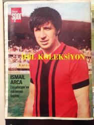 HAYAT SPOR DERGİSİ - 14 ARALIK 1977 - SAYI: 50 -KAYSERİSPOR 1977 TAKIM KADROSU POSTERİ - İZMİRSPOR 1977 TAKIM KADROSU POSTERİ - HATAYSPOR 1977 TAKIM KADROSU POSTERİ - PAUNOVİÇ, BEŞİKTAŞ - VEYSEL SERÇE - FENERBAHÇE BOMBA GİBİ - GALATASARAY - ERDEN GÜLEY - TRABZONSPOR - HALİT KIVANÇ - BREZİLYA'NIN YENİ MİLYONERİ ZİCO - GÜLNAZ ENSÜ - SALİH SEZER - SÜPER KUPA GALİBİ LİVERPOOL - OĞUZ LEVENT - TARIK BİLGİN - OĞUZ LEVENT - CEM ATEBEYOĞLU - ABDÜLKADİR KÜÇÜKGÖZLÜ - MİLLİ AMİGO BİROL - MEHMET OSMAN - SOVYET SPOR BAKANI DENİSSOV - HAMDİ SERPİL TÜZÜN - KENNY DALGLISH - CEM ATABEYOĞLU - ERDEN GÜLEY - ARKA KAPAK, ESKİŞEHİRSPOR'LU İSMAİL ARCA POSTERİ - POSTERLİ 32 SAYFA TAM TAKIM SPOR DERGİSİ