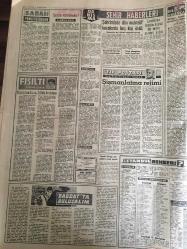 YENİ SABAH GAZETESİ 1 AĞUSTOS 1962 YIL :25 SAYI :8399---İstanbul 16-7-1962  tarihli Yenisabah Gazetesi --Yeni Sabah Gazetesi Yazı İşleri Müdürlüğüne İstanbul  Sayın Gazetenizin 24---A.Erozan ın duruşmasına dün başlandı ---Şakiler dün de iki kişiyi zorla  dağa kaldırdı --Ereğli mitingi yüzünden Ecevit ile sendikacılar çatıştı ---Isparta da mahkumlar 2 gardiyanı yaraladı --Eli kesilen kadın hakikati gizliyor ---Rusya ya kaçan Türk iade edildi ---14 Yaşında çocuk ,14 liralık mücevher çaldı --Toplum Kalkınması :Siyavuşgil --Şehrimizde dün muhtelif kazalarda beş kişi öldü ---Dış Olaylar : Filipin kabinesinde değişiklikler oldu --Transfer dün sona erdi --Can ,Fiorentina ile mahkemelik oluyor --Galatasaray ,Philips Maçı İçin Çalıştı ---Son gün Münir  Feriköy e girdi --Basketbol Milli Takımı Açıklandı --Bölükbaşı vazifeden kaçmadık --Sebze meyve boykotu bütün Ege ye yayılıyor --