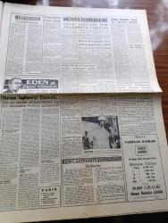 Zafer Gazetesi - 16 Nisan 1960 - Ürdün Kralı Hüseyin'in Basın Toplantısı - Ürdün Kralı Hüseyin İstanbul'a Gitti -  Ücretli İzin Kanunu Dün Meriyete Girdi - CHP Siyasi Mücadelede Meşru Hudutları Ziyadesi İle Aşmıştır -  Başvekil Adnan Menderes Amasya Ve Güdül Heyetleriyle Görüştü - Kelle Meselesi Yazan Bahadır Dülger - Tüccar Ve Sanayicilerin İsmet İnönü'ye Protestosu - Ahmet Emin Yalman Dün Tahliye Edildi - Meclis Bozgunculuğa Hayır Diyecek - Devrimizin Takdiri Yazan Profesör Doktor Emin Bilgiç - Sabato Visco Madalya Verecek - Anthony Eden'in Siyasi Hatıraları Yazı Dizisi - İtalya'da Buhran Yine Çıkmaza Girdi - Fransız Komünist Partisi Bir Sarsıntı Geçirdi - Fidel Castro'ya Karşı İsyan Mı - Tek Kurşunla Vurulanlar Yazı Dizisi - Galatasaray Şeker Hilal Maçı - Avrupa Genç Takımlar Şampiyonasında İlk Maçımız Batı Almanya İle - Spor Toto'daki İki Birinci 60.940 şar Lira Aldılar - Kabul Edilen Dünya Atletizm Rekorları -  Basketbol Hakemi Tevfik Artun Ajan Oldu