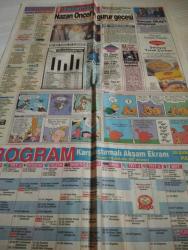 SABAH MELODİ GAZETESİ VE SABAH TELERAMA GAZETESİ KADINLARA ÖZEL -28 Şubat 1993 -Karikatürler-Walt Disney/Boncuk-Mort Walker-Dick Browne/Bizim Aile-Tom Armstrong/Marvin-Graham Allen-John Dodd/Kral Kedi-Süleyman Turan/Dön Artık-Astroloji-Bülent Kısa-Klinik-Meltem Pusat-Telerama Programı-Sabah Filmleri-Öğlen Filmleri-Akşam Filmleri-Erdoğan Sevgin-michael jackson-bizimkiler-mehveş emeç-altan aşar-çetin emeç-bilkent üniversitesi-san remo-geleceğin savaşçısı-kaçık-hazine arayanlar-kızıl ateş-en büyük yumruk-cüneyt arkın-meral orhonsay-öten kuşun yuvası-ayna-nur sürer-suavi eren-hikmet çelik-türkan şoray-faruk Peker-alo arkadaş-ortaköy-zeynep çeyiz-bizim koltuk-ahmet altan-neşe güzel-nazan öncel-selin aktan-hain sanatçısı-yaman okay-halit kıvanç-nevzat okçugil-kayhan yıldızoğlu-roma devri-dünya listelerinden-teli gün-kanun ve düzen-yerli klipler-iftar vakti-vahşi batının kralı-küçük ninja-harika dünyası-yıldız savaşları-pembe panter-basın kulübü