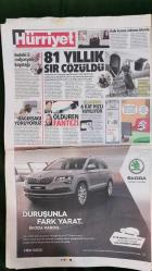 Hürriyet Gazete 10 Mart 2018 Trafik Canavarına Müebbet,Kenan İmirzalıoğlu,Murat Sabuncu,Recep Tayyip Erdoğan,Donald Trump,Kim Jong-Un,Kemel Kılıçdaroğlu,Fikret Orman,Aykut Kocaman,Mustafa Denizli,Emre Belözoğlu,Abdullah Avcı,Vasilie Micic,Mehmet Akif Üstündağ,İbrahim Kalın,Hamza Dağ,Muazzez Abacı,Ajda Pekkan,Hale Soygazi,Murat Başoğlu,Ece Sükan,Zeki Demirkubuz,Kalben,Ergün Atalay,Ahmet Eşref Fakıbaba,Berkant İncesaraç,Skoda - BMW - Doğa Koleji Reklamı