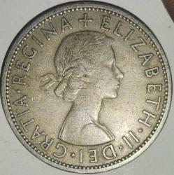 İNGİLTERE 1957  HALF CROWN