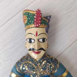 Geleneksel Hindistan El Yapımı Hint Kuklaları