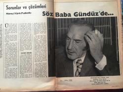 HAYAT SPOR DERGİSİ - 6 MART 1974 - SAYI: 1 - GAZİ ŞAMPİYONU AT KARAYEL İNGİLTERE'DE YARIŞACAK, EFSANE KARAYEL FOTOĞRAFI - FENERBAHÇE, CEMİL TURAN - GENÇLİK VE SPOR BAKANI MUSLUHİTTİN YILMAZMETE - VOLKAN YİĞİT - CEM ATABEYOĞLU - ÖMER KARADAĞ - EKREM ÖZDAMAR - DOĞAN ATILGAN - KAMRAN TEKİL - BEHİÇ KILIÇ - MAHMUT CEPLİ - BİLGE TÜTE - SEYFİ TATAR - SATILMIŞ VARLIK - CEMAL KAMACI - YAŞAR UÇAR - BEŞİKTAŞ, NİKO - GÜNGÖR SAYARI - SABRİ HOCA - DİDİ - CANKURTARAN - MR. BIRCH - ALAETTİN METİN, SADIK ELİYEŞİL, GÜLSÜM ELİYEŞİL, KARAYEL - BREZİLYA, DÜNYA KUPASI ve PELE - VALERI NEAGU - ARKA KAPAK; MURAT 124 REKLAMI - 32 SAYFA TAM TAKIM SPOR DERGİSİ