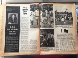 HAYAT SPOR DERGİSİ - 6 MART 1974 - SAYI: 1 - GAZİ ŞAMPİYONU AT KARAYEL İNGİLTERE'DE YARIŞACAK, EFSANE KARAYEL FOTOĞRAFI - FENERBAHÇE, CEMİL TURAN - GENÇLİK VE SPOR BAKANI MUSLUHİTTİN YILMAZMETE - VOLKAN YİĞİT - CEM ATABEYOĞLU - ÖMER KARADAĞ - EKREM ÖZDAMAR - DOĞAN ATILGAN - KAMRAN TEKİL - BEHİÇ KILIÇ - MAHMUT CEPLİ - BİLGE TÜTE - SEYFİ TATAR - SATILMIŞ VARLIK - CEMAL KAMACI - YAŞAR UÇAR - BEŞİKTAŞ, NİKO - GÜNGÖR SAYARI - SABRİ HOCA - DİDİ - CANKURTARAN - MR. BIRCH - ALAETTİN METİN, SADIK ELİYEŞİL, GÜLSÜM ELİYEŞİL, KARAYEL - BREZİLYA, DÜNYA KUPASI ve PELE - VALERI NEAGU - ARKA KAPAK; MURAT 124 REKLAMI - 32 SAYFA TAM TAKIM SPOR DERGİSİ
