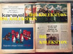 HAYAT SPOR DERGİSİ - 6 MART 1974 - SAYI: 1 - GAZİ ŞAMPİYONU AT KARAYEL İNGİLTERE'DE YARIŞACAK, EFSANE KARAYEL FOTOĞRAFI - FENERBAHÇE, CEMİL TURAN - GENÇLİK VE SPOR BAKANI MUSLUHİTTİN YILMAZMETE - VOLKAN YİĞİT - CEM ATABEYOĞLU - ÖMER KARADAĞ - EKREM ÖZDAMAR - DOĞAN ATILGAN - KAMRAN TEKİL - BEHİÇ KILIÇ - MAHMUT CEPLİ - BİLGE TÜTE - SEYFİ TATAR - SATILMIŞ VARLIK - CEMAL KAMACI - YAŞAR UÇAR - BEŞİKTAŞ, NİKO - GÜNGÖR SAYARI - SABRİ HOCA - DİDİ - CANKURTARAN - MR. BIRCH - ALAETTİN METİN, SADIK ELİYEŞİL, GÜLSÜM ELİYEŞİL, KARAYEL - BREZİLYA, DÜNYA KUPASI ve PELE - VALERI NEAGU - ARKA KAPAK; MURAT 124 REKLAMI - 32 SAYFA TAM TAKIM SPOR DERGİSİ
