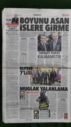 Hürriyet Gazete 31 Mart 2018 Frekansı Yükselttim,Recep Tayyip Erdoğan,Gizem Karaca,Emmanuel Macron,Ramush Haradinaj,Aziz Yıldırım,Binali Yıldırım,Kemal Kılıçdaroğlu,Mustafa Cengiz,Dursun Özbek,Yunus Malli,Mustafa Denizli,Ali Koç,Aziz Yıldırım,Şenol Güneş,Gamze Özçelik,Paris Hilton,Tarkan,Kayahan,Beste Acar,İzzet Günay,Perihan Savaş,Naci Ağbal,Veysel Eroğlu,Erden Timur,İbrahim Kalın,Mevlüt Çavuşoğlu,Özge Borak,Nilgün Belgün,Binali Yıldırım