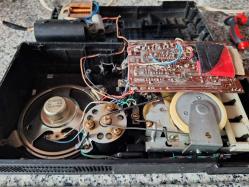 GENERAL ELEKTRIK Kaset Çalar - KAset Dönüyor ama sarma yok - ses zayıf - Kaset Kapağı manuel açılıyor (Bakıma İhtiyacı var)