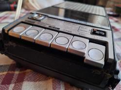 GENERAL ELEKTRIK Kaset Çalar - KAset Dönüyor ama sarma yok - ses zayıf - Kaset Kapağı manuel açılıyor (Bakıma İhtiyacı var)