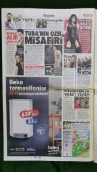 Hürriyet Cumartesi Gazete 8 Nisan 2018 Ne Güzel İnsanlar,Dilan Çiçek Deniz,Mehmet Günsür,Barbaros Tapan,Hugh Grant,Devlet Bahçeli,Aydın Doğan,Kemal Kılıçdaroğlu,Recep Tayyip Erdoğan,Demba Ba,Dusko Tosic,Abdülkadir Ömür,Yusuf Yazıcı,Muharrem Usta,Funda Arar,Ivana Sert,Peker Açıkalın,Efe Aydan,Hülya Koçyiğit,Travis Fimmel,Tuba Ünsal,Demet Akalın,Yeşim Salkım,Tarkan,Ferit Şahenk,Fethullah Gülen,Jülide Ateş,Meral Akşener,Ahmet Eşref Fakıbaba,ULUDAĞ - Vatan Computer - Beko Reklamı
