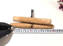 Antika El Matkabı - Matkap - Delici Alet - Marangoz Aleti - 2 Adet Büyük Boy