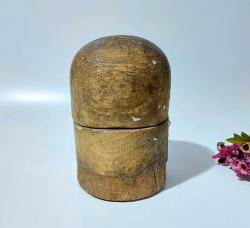 Antika - Antika Şapka Kalıbı - Çiçek Ütüsü Ustası İşi - Ahşap Şapka Kalıbı - Antika Çiçek Ütüsü Kalıbı - kitantik - kitaLog