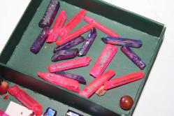 Aura Kuvars Doğal Taş Uç TOPLU LOT HALİNDE HEPSİDE GÖNDERİLECEKTIR DEĞERLİ ÜRÜNLER (TEKNIK MAVI KUTU