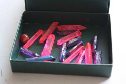 Aura Kuvars Doğal Taş Uç TOPLU LOT HALİNDE HEPSİDE GÖNDERİLECEKTIR DEĞERLİ ÜRÜNLER (TEKNIK MAVI KUTU