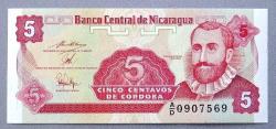 NİKARAGUA=1991  5 Centavos    P-168  ÇİL'