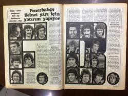 HAYAT SPOR DERGİSİ - 22 EKİM 1975 - SAYI: 43 - CİLT: 4 - VEFA SPOR 1975 TAKIM KADROSU POSTERİ - TEKİRDAĞSPOR 1975 TAKIM KADROSU POSTERİ - GALATASARAY - ESKİŞEHİRSPOR - KAYAHAN TÜRKÇÜ - TRT ve SPOR - İBRAHİM İŞSEVENLER - OKAN YÜKSEL, İZMİR MEKTUBU - ADANA MEKTUBU, ALİ HOŞFİKİRER - ZONGULDAK MEKTUBU, GÖNÜL ALIŞIR - BURSA MEKTUBU, İBRAHİM İŞSEVENLER - PERMA-SHARP REKLAMI - DİDİ ve FENERBAHÇE - TEKİN ONAY, BEŞİKTAŞ, DÜŞVAR İYİİŞ - BÜLENT ÖZYAZICI - OLAYLI ESKİŞEHİRSPOR FENERBAHÇE MAÇI, ESKİŞEHİRSPORLU TARAFTARLRIN BAŞINI TAŞLA YARDIKLARI FENERBAHÇE KAPTANI YILMAZ - BÜLENT ÖZYAZICI - MECİT AVCI - OKAN YÜKSEL - FATİH TERİM - İSKENDERUNSPOR - AKAY EREN - CAHİT SAĞLIK - FAHRİ İKİLER - İRFAN RUSÇUKLU - KEMAL ÖZUĞUR - LİDER KOCAALİSPOR - METİN TÜRKMENOĞLU - AHMET ÇUHACI - LÜTFÜ DAĞDAŞ - SABRİ HOCA - YALÇIN ÇINAR - SADETTİN UÇKUNOĞLU - MEHMET EMİN POLAT - ERHAN ÜNAL - TURGAY RENKLİKURT - ARKA KAPAK, TEKİRDAĞSPOR POSTERİ - POSTERLİ 32 SAYFA TAM TAKIM SPOR DERGİSİ