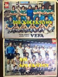HAYAT SPOR DERGİSİ - 22 EKİM 1975 - SAYI: 43 - CİLT: 4 - VEFA SPOR 1975 TAKIM KADROSU POSTERİ - TEKİRDAĞSPOR 1975 TAKIM KADROSU POSTERİ - GALATASARAY - ESKİŞEHİRSPOR - KAYAHAN TÜRKÇÜ - TRT ve SPOR - İBRAHİM İŞSEVENLER - OKAN YÜKSEL, İZMİR MEKTUBU - ADANA MEKTUBU, ALİ HOŞFİKİRER - ZONGULDAK MEKTUBU, GÖNÜL ALIŞIR - BURSA MEKTUBU, İBRAHİM İŞSEVENLER - PERMA-SHARP REKLAMI - DİDİ ve FENERBAHÇE - TEKİN ONAY, BEŞİKTAŞ, DÜŞVAR İYİİŞ - BÜLENT ÖZYAZICI - OLAYLI ESKİŞEHİRSPOR FENERBAHÇE MAÇI, ESKİŞEHİRSPORLU TARAFTARLRIN BAŞINI TAŞLA YARDIKLARI FENERBAHÇE KAPTANI YILMAZ - BÜLENT ÖZYAZICI - MECİT AVCI - OKAN YÜKSEL - FATİH TERİM - İSKENDERUNSPOR - AKAY EREN - CAHİT SAĞLIK - FAHRİ İKİLER - İRFAN RUSÇUKLU - KEMAL ÖZUĞUR - LİDER KOCAALİSPOR - METİN TÜRKMENOĞLU - AHMET ÇUHACI - LÜTFÜ DAĞDAŞ - SABRİ HOCA - YALÇIN ÇINAR - SADETTİN UÇKUNOĞLU - MEHMET EMİN POLAT - ERHAN ÜNAL - TURGAY RENKLİKURT - ARKA KAPAK, TEKİRDAĞSPOR POSTERİ - POSTERLİ 32 SAYFA TAM TAKIM SPOR DERGİSİ