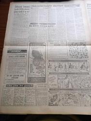 Vatan Gazetesi - 30 Mayıs 1960 - Ele Geçen Yaman Fırsat Yazan Ahmet Emin Yalman Köşe Yazısı - Devlet Ve Hükümet Başkanı Orgeneral Cemal Gürsel Tarafından Kurulmuş Olan Kabinenin İlk Toplantısı Bugün - Devlet Başkanı Cemal Gürsel İsmet İnönü Ve Osman Bölükbaşı İle De Görüştü - Yeşilköy'den Geçen İran Şahı'nın Beyanatı Milli Hareket Türkler İçin Hayırlı Olmuştur - Adnan Menderes Seçildiği Yerde Sabık Oldu -  Fatin Rüştü Zorlu'nun Hazinesi - İnsan Bir Yerde Bellidir Yazan Mehmet Seyda Yazı Dizisi - Abdülmecid'in Haremi Hümâyunu Yazan Nahit Sırrı Örik Yazı Dizisi - Kanlı Perşembe - Hoş Memo Karikatür Çizen Al Capp - İyi Gitmeyi Bilmediler Yazan Oktay Akbal Köşe Yazısı - Selam Sana Gece Yarısı Hastaneden Kaçırılan Polis Jipi İle Meçhul Yolculuğa Çıkarılan Şehit - Gece Gondolları Yazan Albert Jean Yazı Dizisi - Üç Köyde Sinema Açıldı - Lüp Lüp Amca Çizen Ric - Tonton Agah Çizen Sade Yalçın - Stiv Roper Çizen Saunders Ve Waggon - Anıtkabir'de Şiir Behçet Kemal Çağlar - Pan American