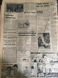 YENİ SABAH GAZETESİ 23 ARALIK 1961 YIL :24 SAYI :8183--Af dün yine meclisi karıştırdı --Memurların emekli aidatının arttırılması dün teklif edildi --Bölükbaşı İnönü ile görüştü --Yediyüz Kore li Müslüman Oldu ---Vali Mitinge Taraftarım Dedi ---De Gaulle ve Ordu :Siyavuşgil --Fatih de 2 halıcı dükkanı soyuldu ---Radyo Programları --Tshombe ,anlaşmayı daha imza etmemiş ---İstanbul geçici nazım planı dün tartışıldı ---Uçak kazasının sebebi henüz anlaşılamadı --Mithatpaşa da iddialı maç :Beşiktaş -Altay --1962 Balkan Basketbol Şampiyonası İstanbul da ---İtalya da ikinci devre başlıyor --On kulüp temsilcisi Ankara ya gidiyor --Dişsiz İhsan teslim oldu --Ordu vapuru Pirede tevkif edildi-- Uçak kazası kurbanlarından 20 sinin hüviyeti tespit edilemedi --
