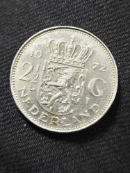 HOLLANDA 1972  2,5 GULDEN