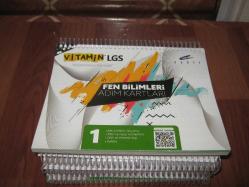 VİTAMİN LGS FEN BİLİMLERİ ADIM KARTLARI 1,2,3,4,5,6 - 6 KİTAP