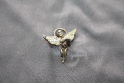 MELEK   KOLYE UCU   %100 ORJİNAL GÜMÜŞ  DETAYLAR RESIMLERDE (DELİKLİ RAF YUVARLAK KUTU