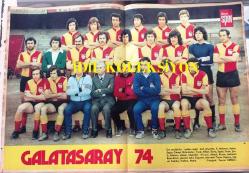 HAYAT SPOR DERGİSİ - 17 NİSAN 1974 - SAYI: 7 - GALATASARAY 1974 TAKIM KADROSU POSTERİ - TRABZONSPOR 1974 TAKIM KADROSU POSTERİ - ADANASPOR 1974 TAKIM KADROSU POSTERİ - FENERBAHÇE VE DİDİ - CEMİL TURAN - TJK HİPODROMDA ŞİKE İHBARI - ODHAN BAYKARA - MUHARREM ATİK - DR. ERTUĞRUL AKINCI - FENERBAHÇE, BEŞİKTAŞ - DOĞAN ATILGAN - FUJİ MEHMET - PERMA-SHARP REKLAMI - ARMAĞAN ASENA - ÖMER KARADAĞ - CEM ATABEYOĞLU - ARKA KAPAK RAŞİT KARASU, ADANA SPOR - POSTERLİ 32 SAYFA, TAM TAKIM SPOR DERGİSİ